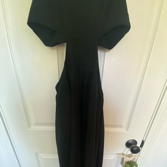 Black Cut Out Midi Dress - Picture 4 of 6